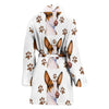 Ibizan Dog Print Women's Bath Robe-Free Shipping - Deruj.com