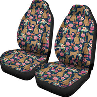 Brussels Griffon Dog Floral Print Car Seat Covers-Free Shipping - Deruj.com