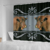 Amazing Senepol Cattle (Cow) Print Shower Curtain-Free Shipping - Deruj.com