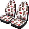 Burmese Cat With Red Paws Print Car Seat Covers-Free Shipping - Deruj.com