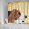 Cute Beagle Print Shower Curtains-Free Shipping - Deruj.com