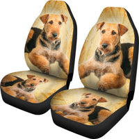 Airedale Terrier Print Car Seat Covers- Free Shipping - Deruj.com