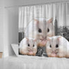 Amazing Chinese Hamster Print Shower Curtains-Free Shipping - Deruj.com