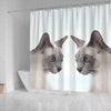 Tonkinese cat Print Shower Curtain-Free Shipping - Deruj.com