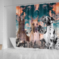 Great Dane Print Shower Curtains-Free Shipping - Deruj.com