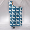 Dachshund Dog Pattern Print Hooded Blanket-Free Shipping - Deruj.com