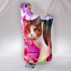 Cute Manx Cat Print Hooded Blanket-Free Shipping - Deruj.com