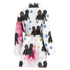 Barbet Dog Patterns Print Women's Bath Robe-Free Shipping - Deruj.com