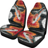 Snake Red Print Car Seat Covers-Free Shipping - Deruj.com