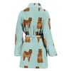 Chow Chow Dog Pattern Print Women's Bath Robe-Free Shipping - Deruj.com