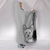 Yorkie with Love Print Hooded Blanket-Free Shipping - Deruj.com