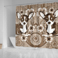Cute Chihuahua Dog Print Shower Curtain-Free Shipping - Deruj.com