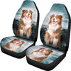 Cute Australian Shepherd Print Car Seat Covers- Free Shipping - Deruj.com