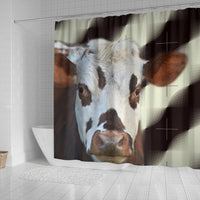 Normande Cattle (Cow) Print Shower Curtain-Free Shipping - Deruj.com