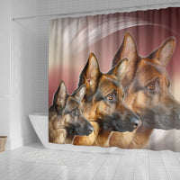 Amazing German Shepherd Print Shower Curtains-Free Shipping - Deruj.com