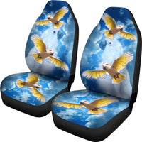 Salmon-Crested Cockatoo Print Car Seat Covers- Free Shipping - Deruj.com