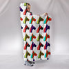 Great Dane Dog Pattern Print Hooded Blanket-Free Shipping - Deruj.com