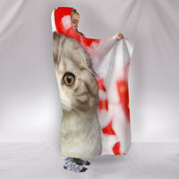 Scottish Fold Cat Print Hooded Blanket-Free Shipping - Deruj.com