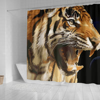 Amazing Tiger Art Print Limited Edition Shower Curtains-Free Shipping - Deruj.com