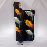 Molly Fish Print Hooded Blanket-Free Shipping - Deruj.com