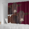 Pinzgauer cattle (Cow) Print Shower Curtain-Free Shipping - Deruj.com