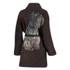 Cesky Terrier Dog Print Women's Bath Robe-Free Shipping - Deruj.com