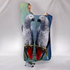 Lovely African Grey Parrot Print Hooded Blanket-Free Shipping - Deruj.com