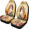 Cute Cocker Spaniel Dog Print Car Seat Covers- Free Shipping - Deruj.com