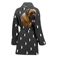 South African Boerboel Dog Print Women's Bath Robe-Free Shipping - Deruj.com