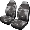 Black&White Brown Swiss cattle (Cow) Print Car Seat Covers- Free Shipping - Deruj.com