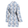 Kuvasz Dog Pattern Print Women's Bath Robe-Free Shipping - Deruj.com