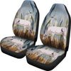 Chianina Cattle (Cow) Print Car Seat Covers-Free Shipping - Deruj.com