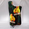 Sun Conure Parrot Print Hooded Blanket-Free Shipping - Deruj.com