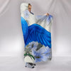 Hyacinth macaw Parrot Print Hooded Blanket-Free Shipping - Deruj.com