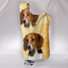 Cute American Foxhound Print Hooded Blanket-Free Shipping - Deruj.com