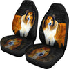 Rough Collie Dog Print Car Seat Covers-Free Shipping - Deruj.com