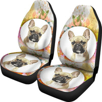 Colorful French Bulldog Print Car Seat Covers-Free Shipping - Deruj.com