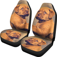Dogue De Bordeaux (Bordeaux Mastiff) Puppy Print Car Seat Covers-Free Shipping - Deruj.com