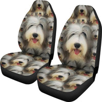 Bearded Collie Dog In Lots Print Car Seat Covers-Free Shipping - Deruj.com