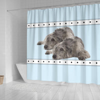 Irish Wolfhound Dog Print Shower Curtain-Free Shipping - Deruj.com