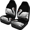 Beautiful Swan Bird Print Car Seat Covers-Free Shipping - Deruj.com