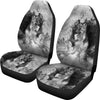 German Shepherd B/W Print Car Seat Covers-Free Shipping - Deruj.com