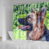 Amazing German Shepherd Dog Art Print Shower Curtains-Free Shipping - Deruj.com