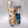 Pembroke Welsh Corgi Print Hooded Blanket-Free Shipping - Deruj.com