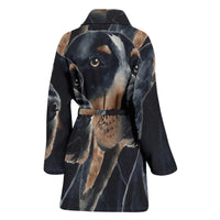 Amazing Bluetick Coonhound Dog Women's Bath Robe-Free Shipping - Deruj.com