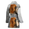 Boxer Dog Print Women's Bath Robe-Free Shipping - Deruj.com