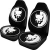 Pit Bull Dog On Black Print Car Seat Covers-Free Shipping - Deruj.com