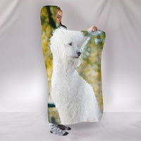 Poodle Dog Print Hooded Blanket-Free Shipping - Deruj.com
