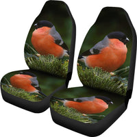 Bullfinch Bird Print Car Seat Covers-Free Shipping - Deruj.com
