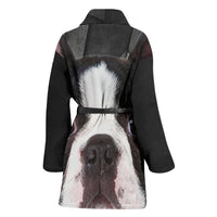 Boston Terrier Print Women's Bath Robe-Free Shipping - Deruj.com